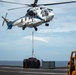 USS Ronald Reagan (CVN 76) conducts vertical replenishment