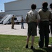 Boy Scouts Visit the 107th