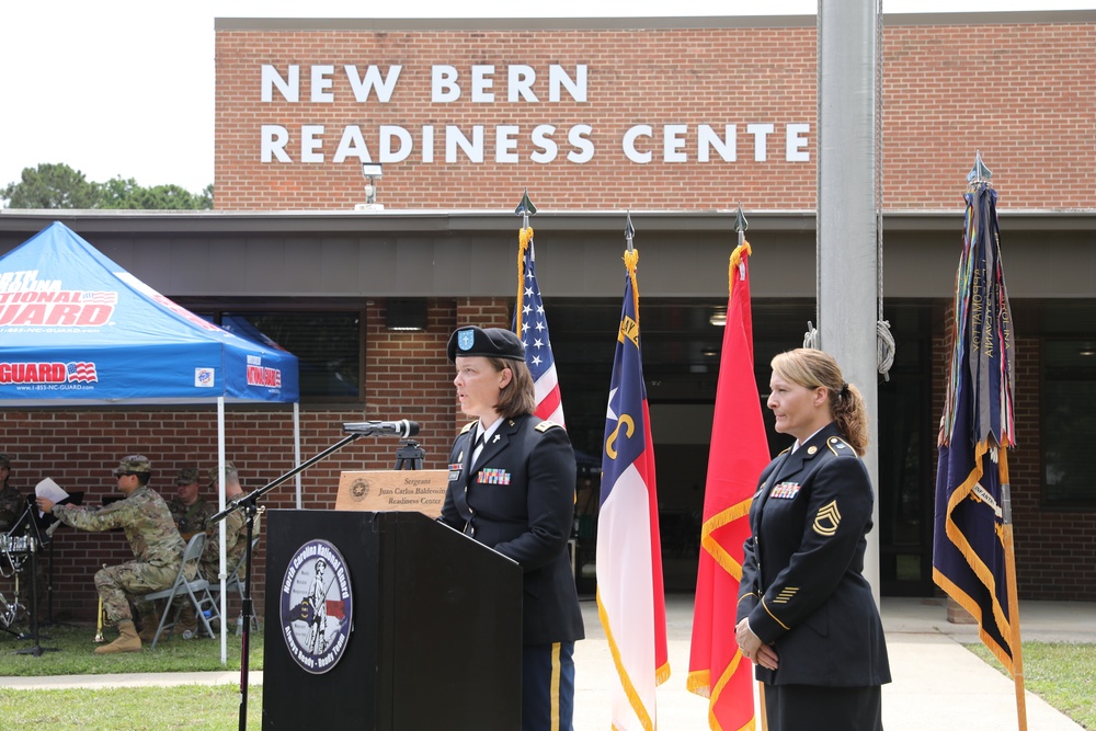 Sgt. Baldeosingh National Guard Readiness Center Renaming Ceremony