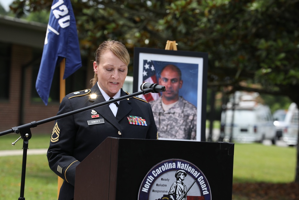Sgt. Baldeosingh National Guard Readiness Center Renaming Ceremony