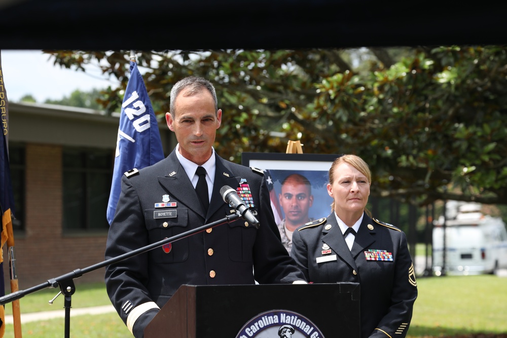 Sgt. Baldeosingh National Guard Readiness Center Renaming Ceremony