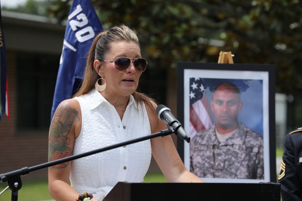 Sgt. Baldeosingh National Guard Readiness Center Renaming Ceremony