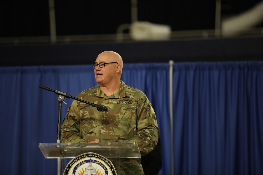 CW3 Sherry D Mithcell and CSM Juan J Mitchell Sr Celebrate Retirement from DC Army National Guard