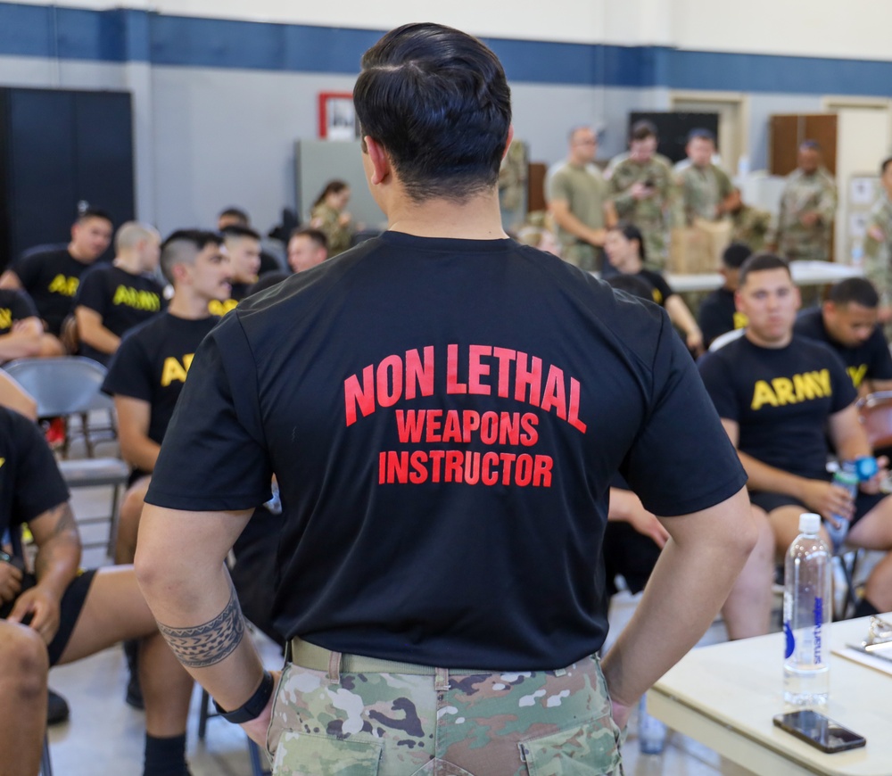 870th MP Company conducts nonlethal weapons training