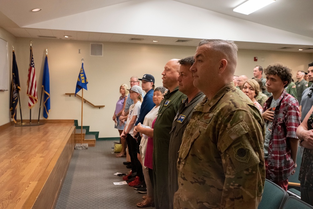 191st Air Refueling Squadron participates in change of command