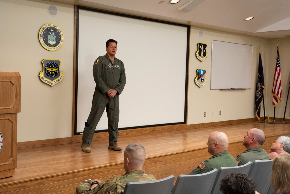 191st Air Refueling Squadron participates in change of command