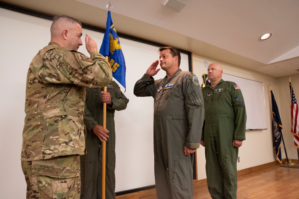 191st Air Refueling Squadron participates in change of command