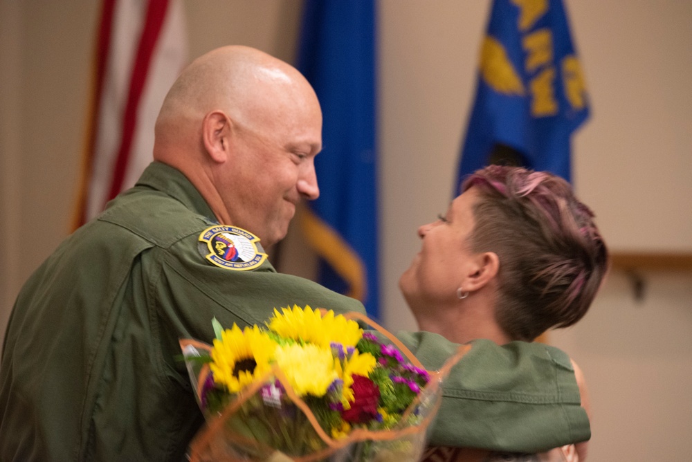 191st Air Refueling Squadron participates in change of command