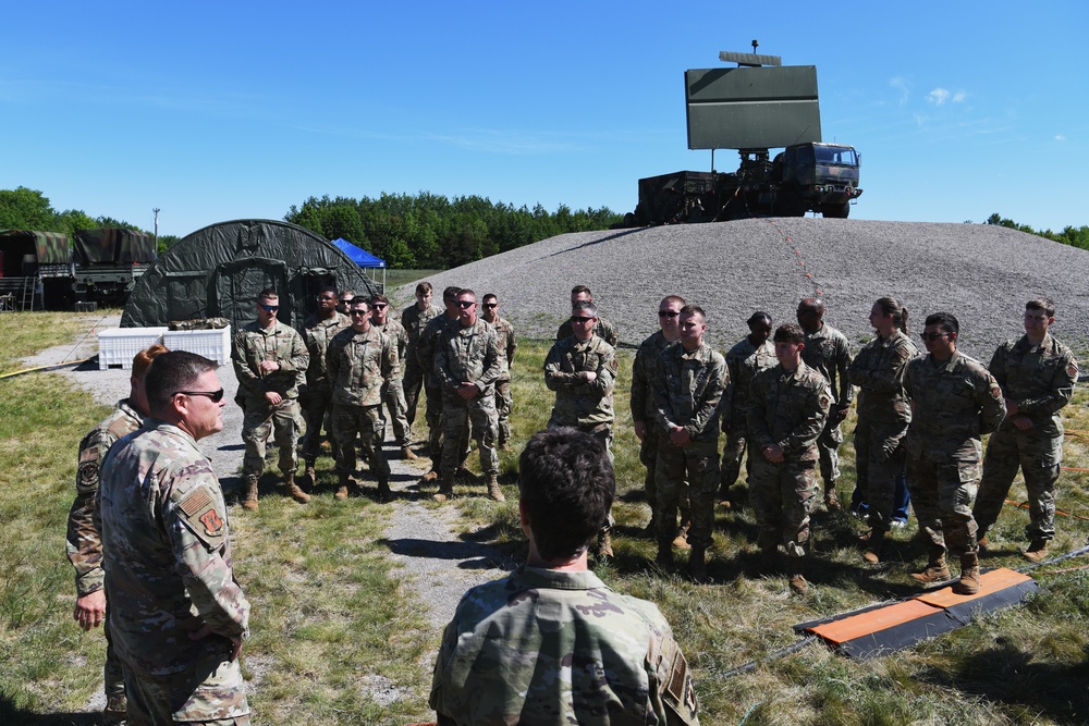 Ohio Assistant Adjutant General for Air visits Airmen at Agile Rage 22
