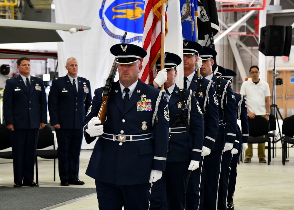 The 104th Fighter Wing conducts change of command ceremonies