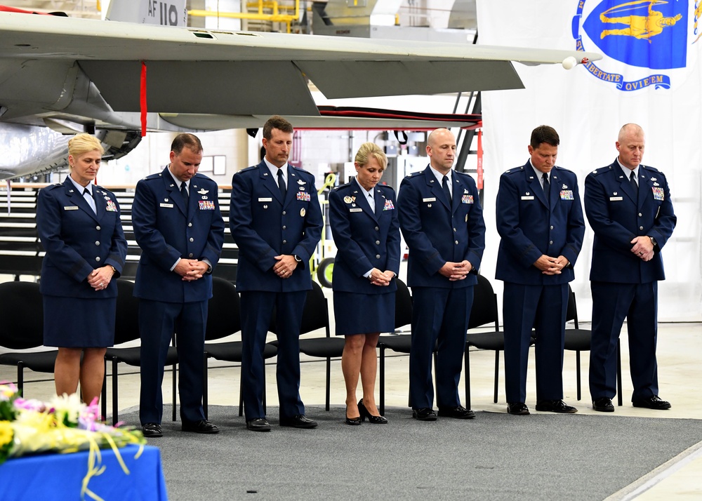 The 104th Fighter Wing conducts change of command ceremonies