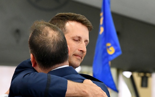 The 104th Fighter Wing conducts change of command ceremonies