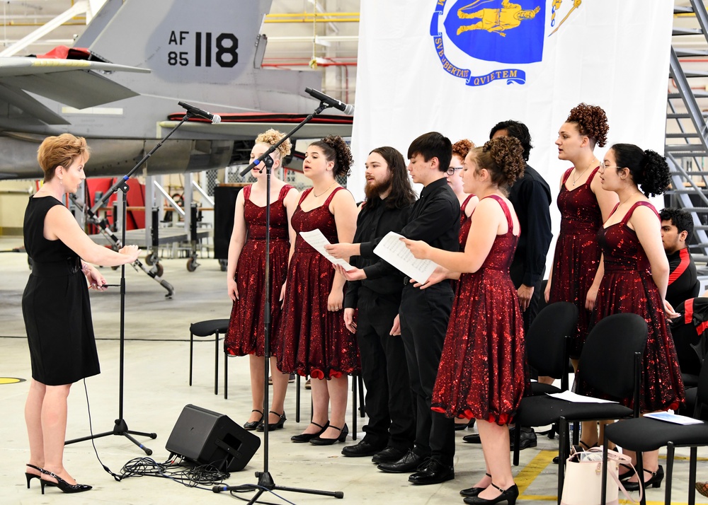 The 104th Fighter Wing conducts change of command ceremonies