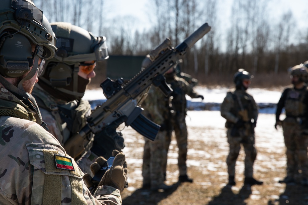 U.S. SOF Train With Lithuanian Forces