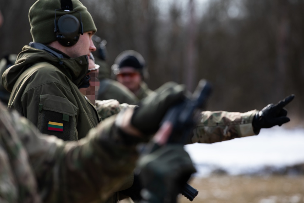 U.S. SOF Train With Lithuanian Forces