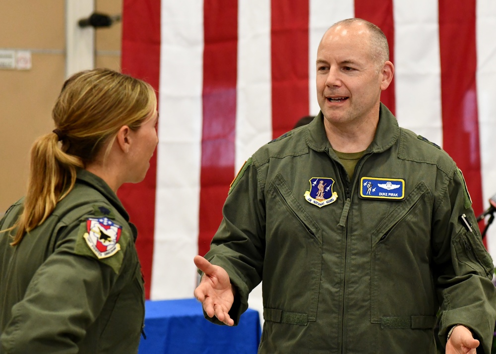 Deputy Director of the Air National Guard visits the 104th Fighter Wing