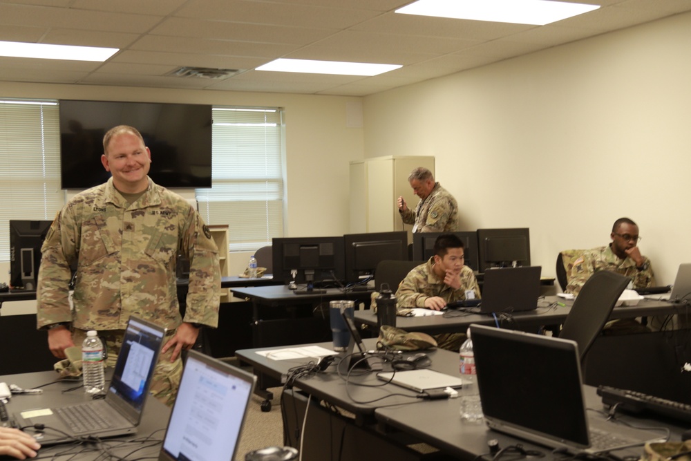 Louisiana Army National Guard Engages in Protecting Cyber Security During Cyber Shield 2022.