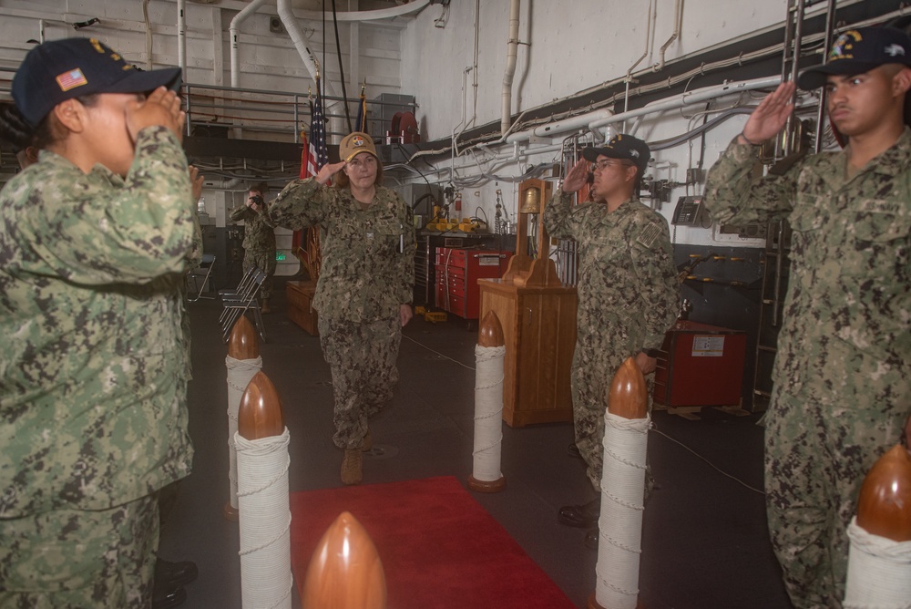 USS New Orleans hosts PHIBRON 11 Change of Command Ceremony