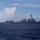 Ships sail in formation during Valiant Shield 2022