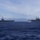 Ships sail in formation during Valiant Shield 2022