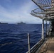 Ships sail in formation during Valiant Shield 2022