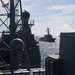 Ships sail in formation during Valiant Shield 2022