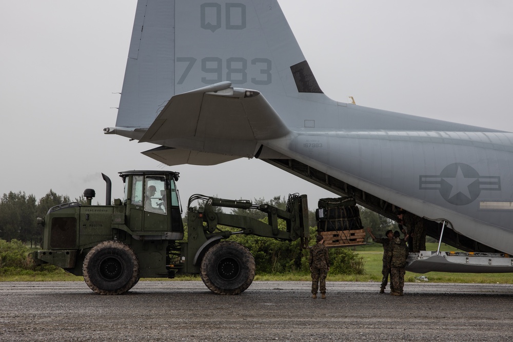 3rd Landing Support Battalion Conducts Air Delivery Exercise