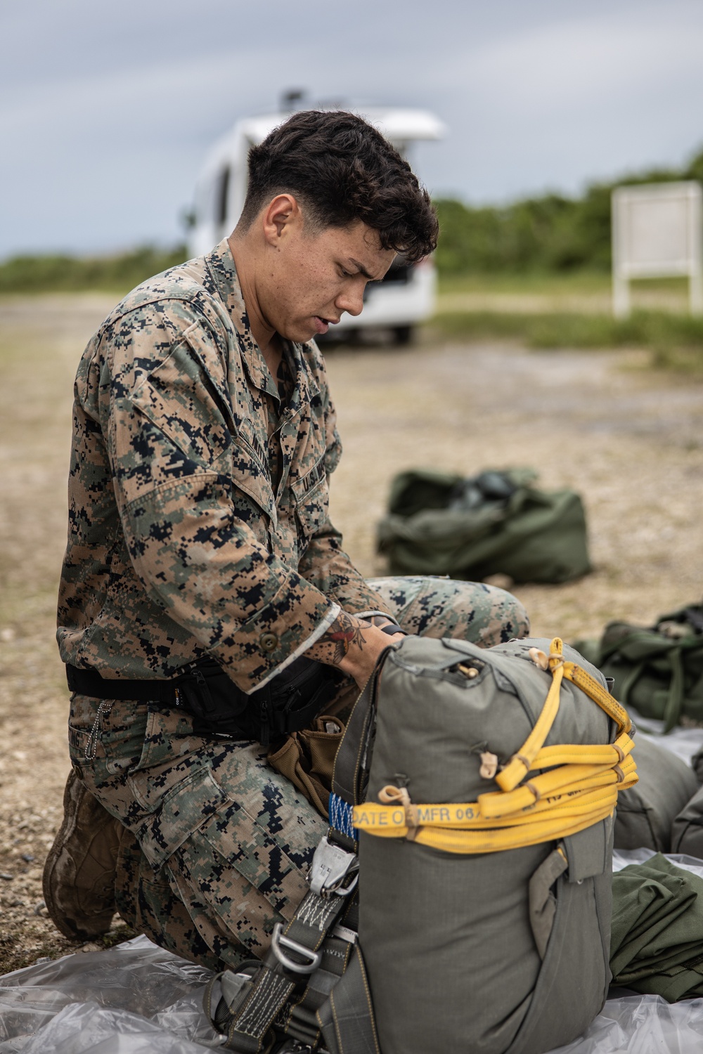 3rd Landing Support Battalion Conducts Air Delivery Exercise