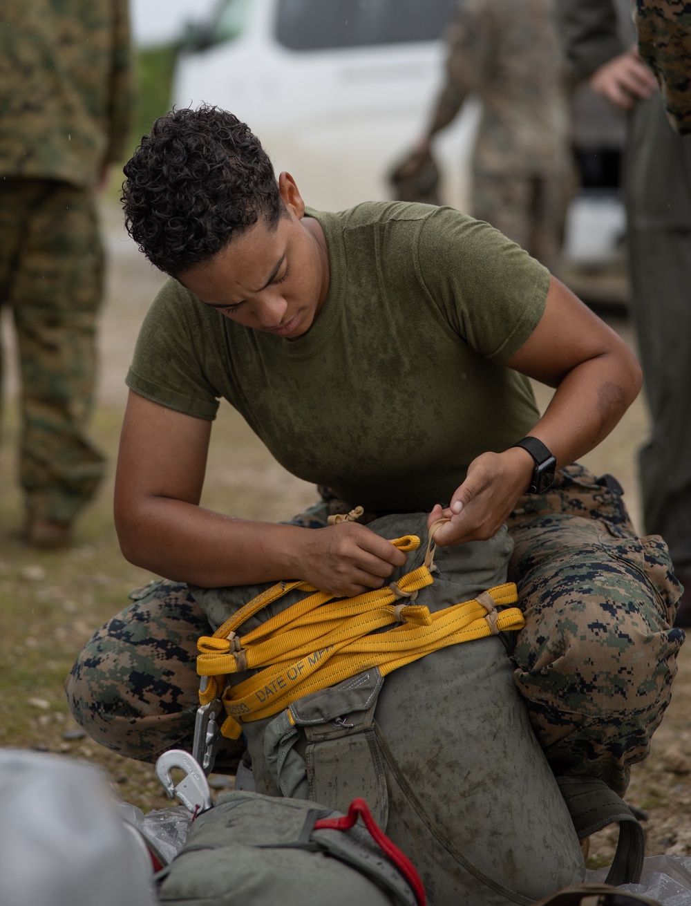 3rd Landing Support Battalion Conducts Air Delivery Exercise