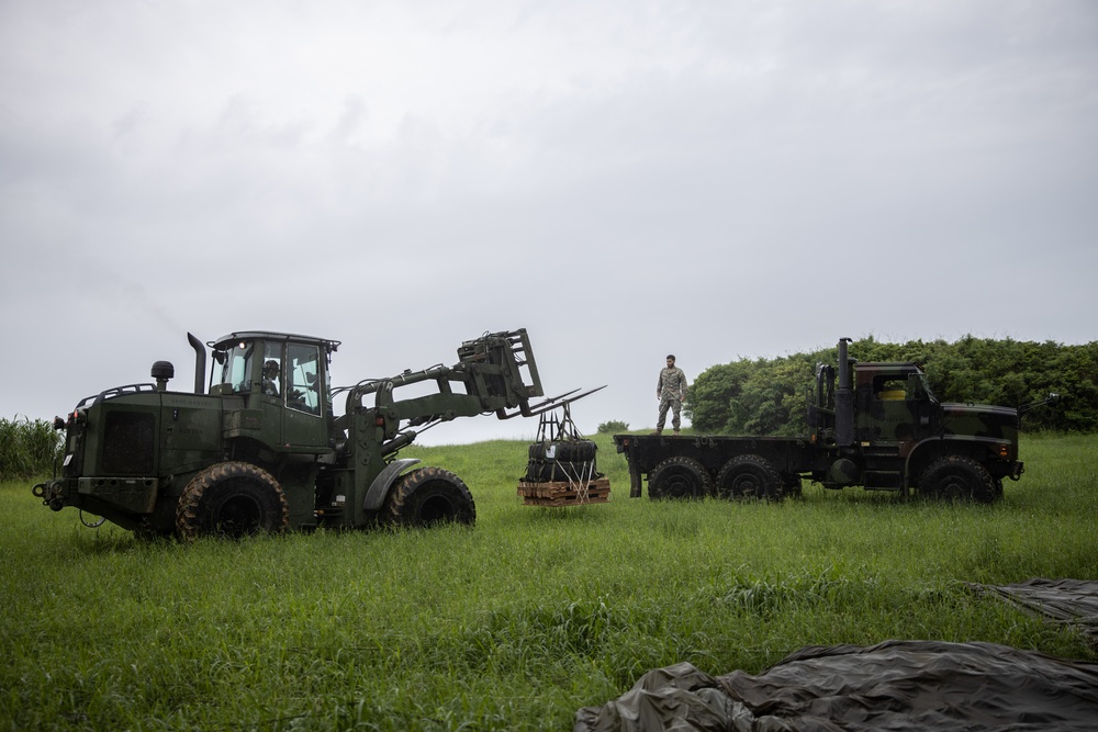 3rd Landing Support Battalion Conducts Air Delivery Exercise