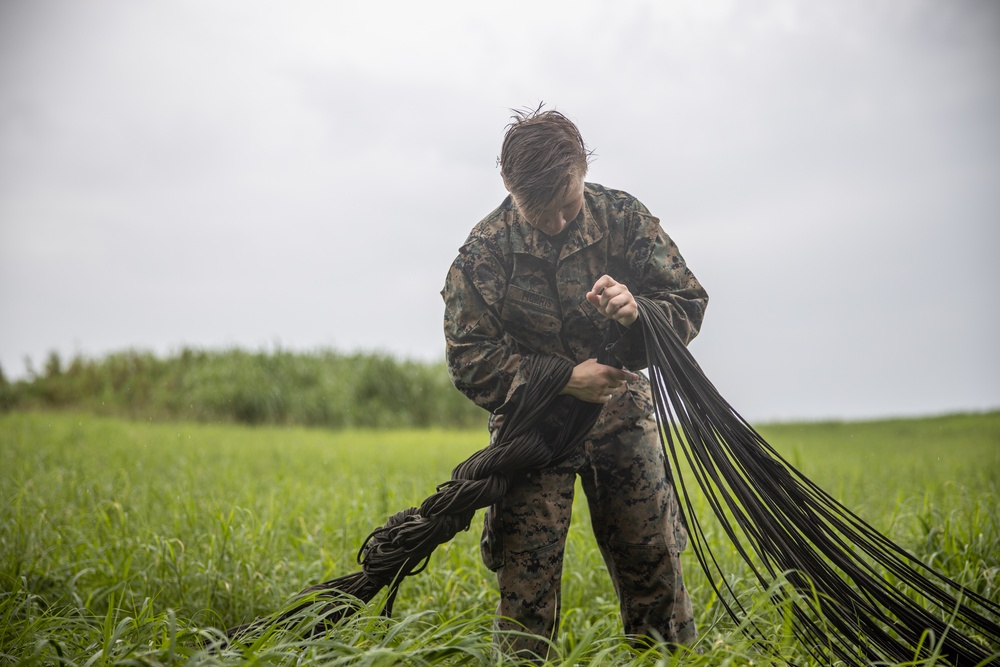 3rd Landing Support Battalion Conducts Air Delivery Exercise