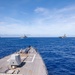 Ships sail in formation during Valiant Shield 2022