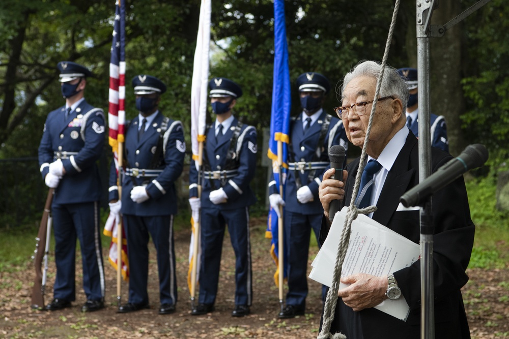 Yokota, Japan remember WWII fallen during U.S.-Japan Joint Memorial Service