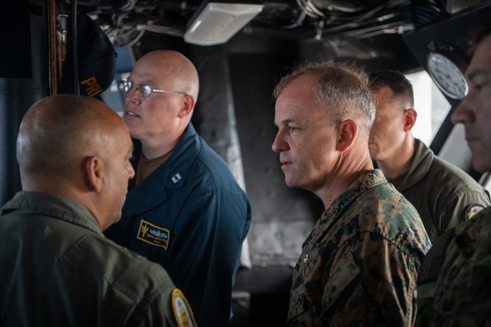 DVIDS - Images - JSDF Senior Officers Tour USS Tripoli [Image 1 of 6]