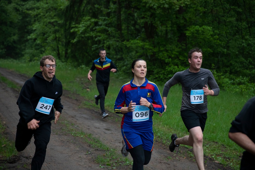 eFP Battle Group Poland Troops Participate in Global Running Day