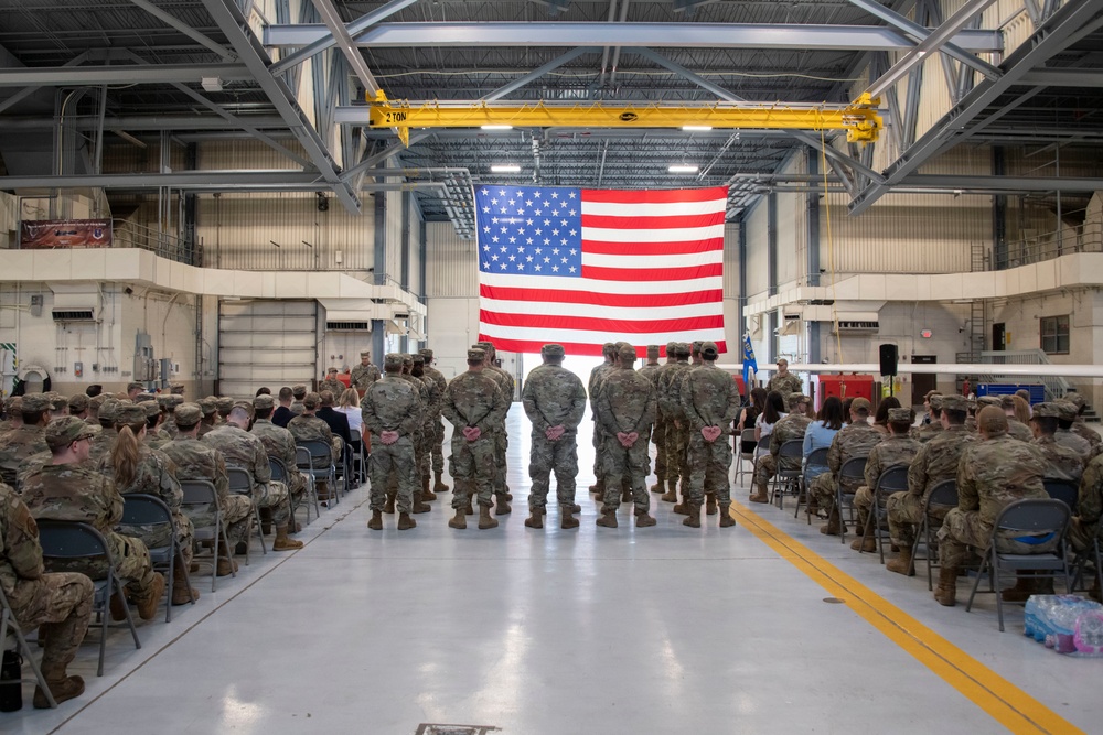 319 AMXS change of command ceremony