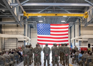 319 AMXS change of command ceremony