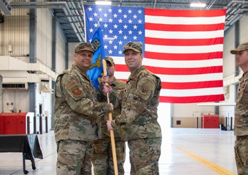 319 AMXS change of command ceremony