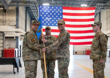 319 AMXS change of command ceremony