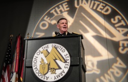 Lt. Gen. Donnie Walker speaks at Army Birthday dinner
