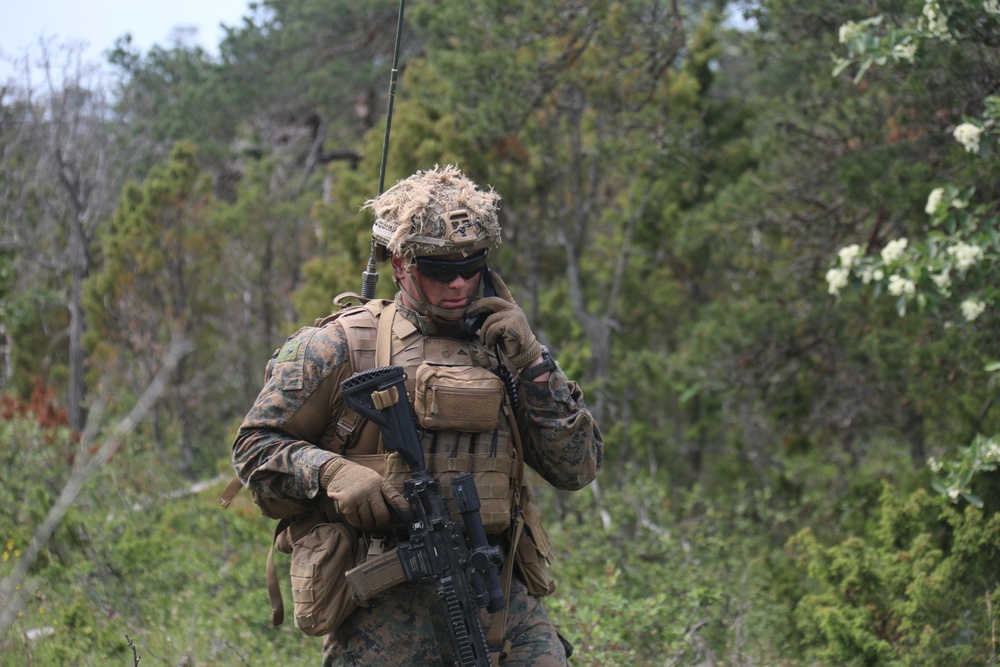 22nd MEU trains in Sweden during BALTOPS22