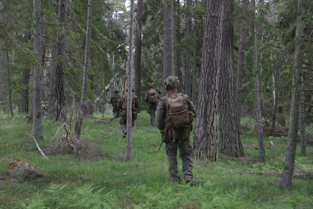 22nd MEU trains in Sweden during BALTOPS22