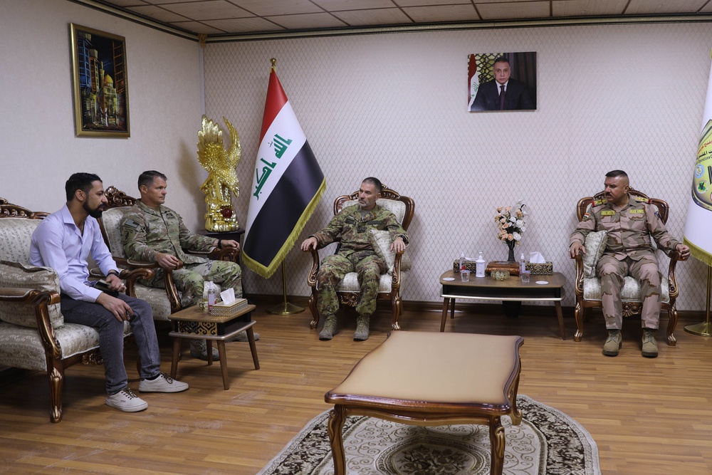 CJTF-OIR, NATO Mission Iraq and Iraqi Joint Operations Center leaders discuss continued partnership, collaboration in fight against Daesh at meeting in Baghdad