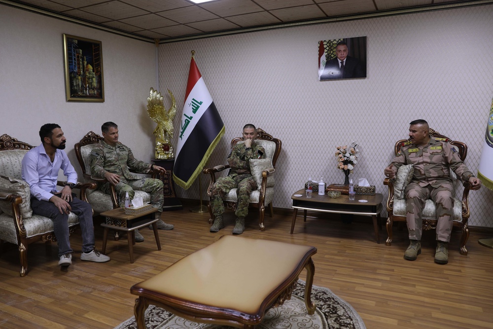 CJTF-OIR, NATO Mission Iraq and Iraqi Joint Operations Center leaders discuss continued partnership, collaboration in fight against Daesh at meeting in Baghdad