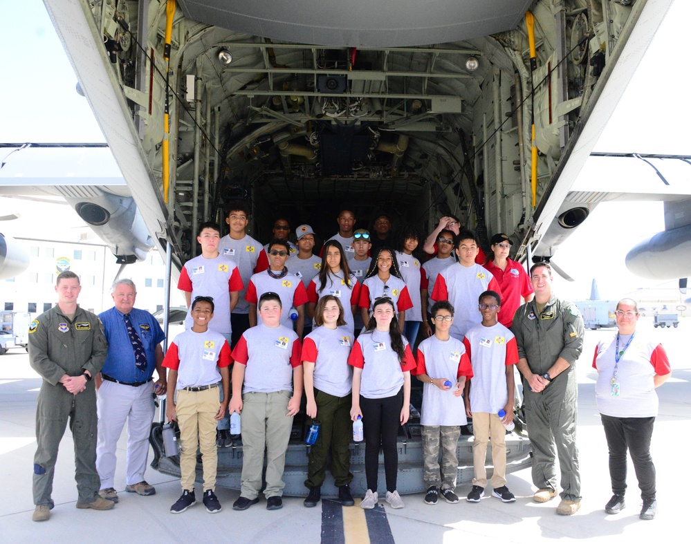 Tuskegee Airmen Summer Camp Visits Kirtland Air Force Base