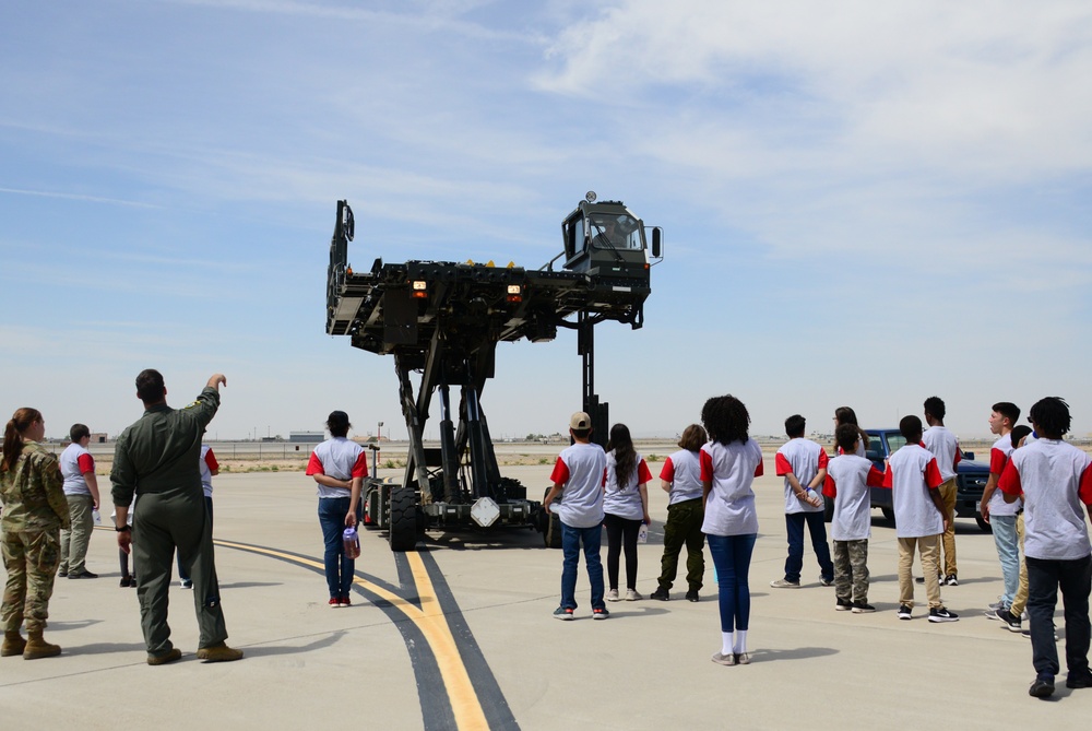 Tuskegee Airmen Summer Camp Visits Kirtland Air Force Base