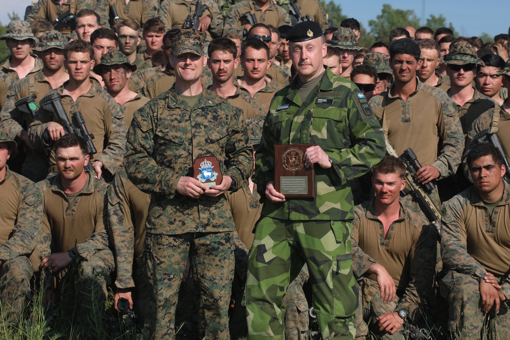 22nd MEU trains in Sweden during BALTOPS22