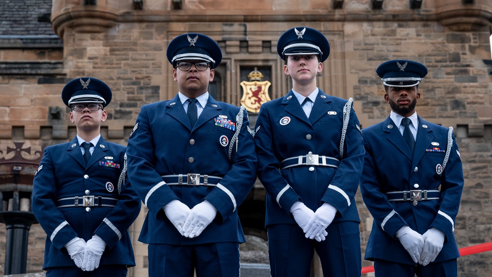 Scottish-American Memorial Day ceremony Edingburgh Scotland