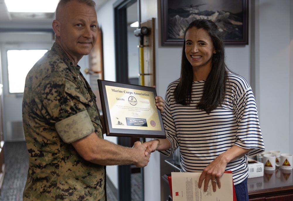 2021 Marine Corps Civilian Administrator of the Year Award