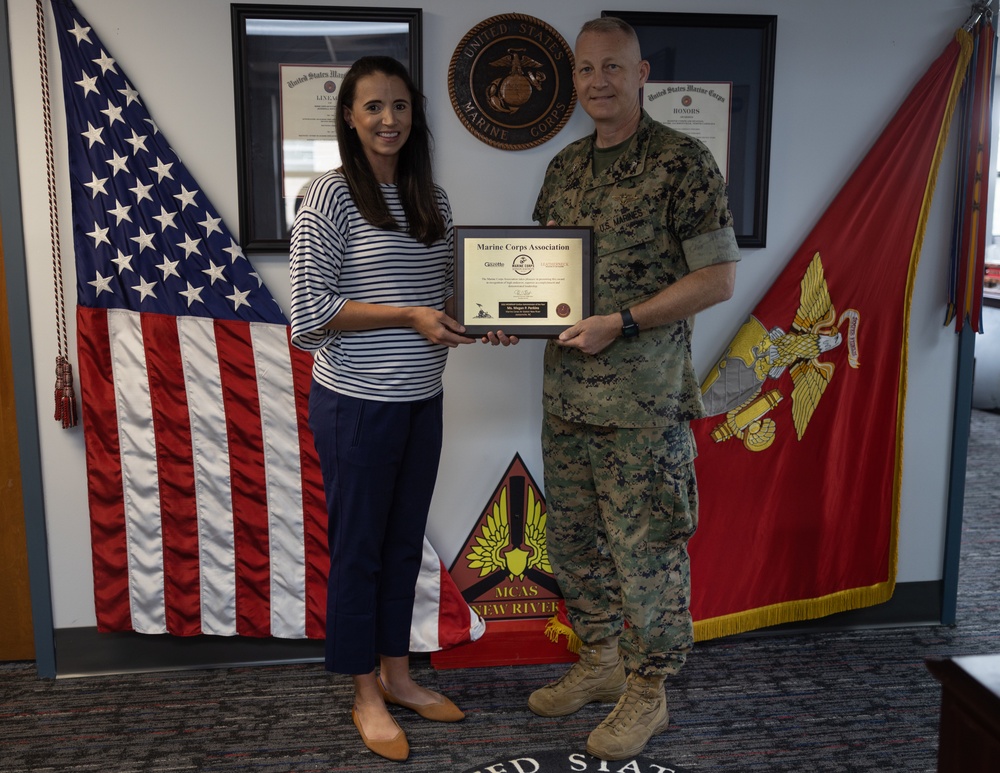 2021 Marine Corps Civilian Administrator of the Year Award